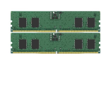 Kingston ValueRAM - DDR5 - kit - 16 GB: 2 x 8 GB - DIMM 288-PIN - 5600 MHz / PC5-44800 - CL46 - 1.1 V - senza buffer - on-die ECC